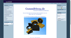 Desktop Screenshot of gummifritz24.de