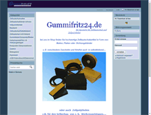 Tablet Screenshot of gummifritz24.de